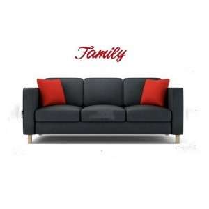    Family Vinyl Wall Decal Sticker Graphic Words: Home & Kitchen