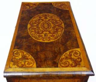 LATE 17TH CENTURY WILLIAM AND MARY WALNUT AND MARQUETRY CHEST OF 