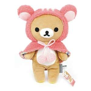 rilakkuma teddy bear plush toy squirrel clothes stuffed animal manteau 
