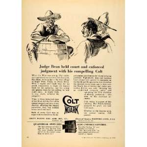 1930 Ad Colts Patent Fire Arms Mfg. Co. Noark Switches 