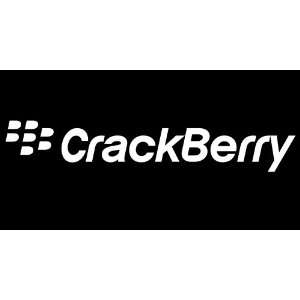 Crackberry Blackberry Sticker curve torch smartphone cell phone decal