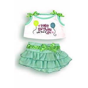  Birthday Girl Dress Outfit Teddy Bear Clothes Fit 14   18 
