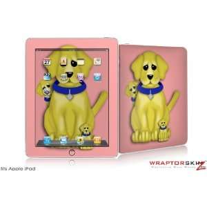  iPad Skin   Puppy Dogs on Pink   fits Apple iPad by 