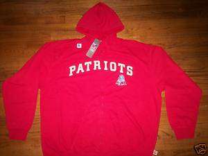 NEW ENGLAND PATRIOTS NEW VINTAGE AFL ZULL ZIP HOOD  