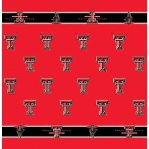 54 x 54 Collegiate Team Table Cloth Card Team Texas Tech  