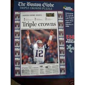  The Boston Globe Triple Crowns Super Bowl XXXIX Jigsaw 