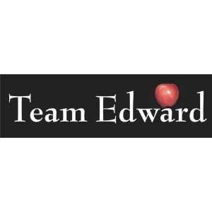 Team Edward; Bumper Sticker/Decal