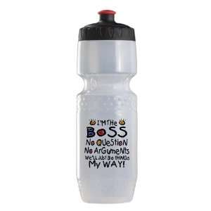  Trek Water Bottle Clr BlkRed Im The Boss Well Just Do 