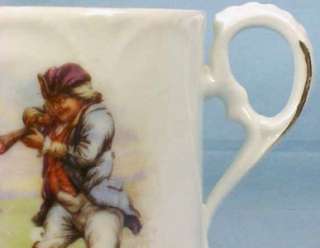 Antique THERE WAS A LITTLE MAN CHILDS NURSERY RHYME MUG  