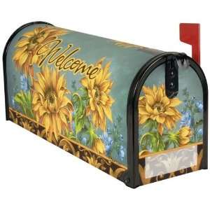  Sunflowers Magnetic Mailbox Cover   Tess Taylon