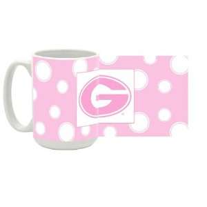  Pink Polka Dot Georgia Coffee Mug