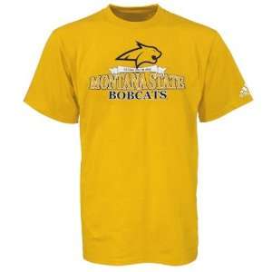   Montana State Bobcats Gold Bracket Buster T shirt: Sports & Outdoors