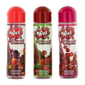  Wet Flavored Gel Lubricant 3.5 Oz Bottle (flavor Fruit 