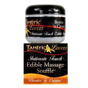  Tantric Lovers Edible Massage Souffle, Berries n Cream 