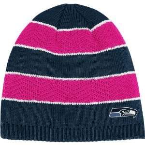 com Reebok Seattle Seahawks Womens Breast Cancer Awareness Knit Hat 