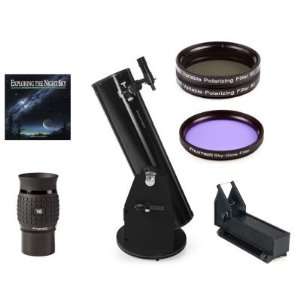    Zhumell Z8 Deluxe Dobsonian Ultimate Telescope Bundle Electronics