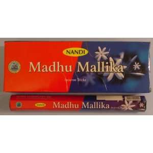  Madhu Mallika   Nandi Incense   20 Gram Tube: Home 