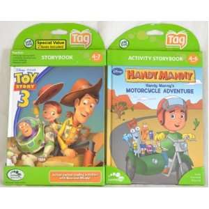   Bundle Tag Book 2 Pack   Handy Manny and Toy Story 3: Toys & Games