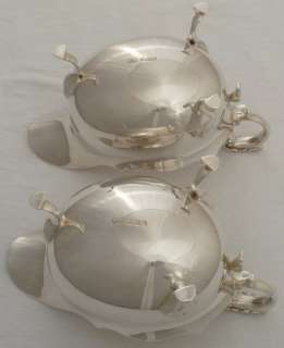 Useful Pair of 7 Silver Sauce Boats Sheffield 1972 good quality 500 