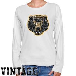  Bear T Shirts  Baylor Bears Ladies White Distressed Logo Vintage 