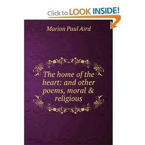   the heart and other poems, moral & religious Marion Paul Aird Books