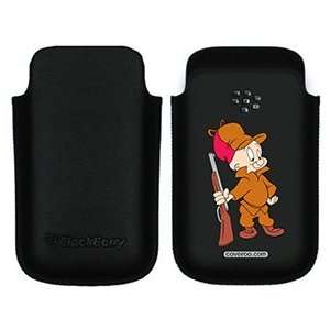  Elmer Fudd With Gun on BlackBerry Leather Pocket Case: MP3 