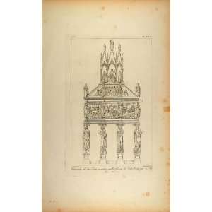  1845 Engraving Tomb St. Peter Martyr SantEustorgio 