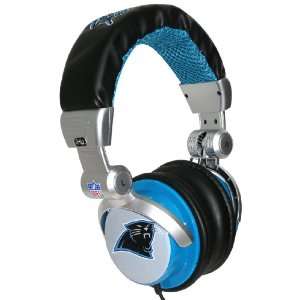   NFL Carolina Panthers DJ Style Headphones, Blue/Black: Electronics