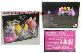 SHE SHERO 2010 Taiwan CD +Music Video DVD (Ver.A)  