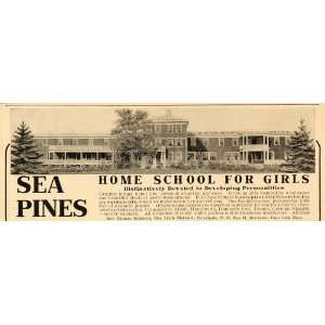   Inn Girls School Brewster Mass.   Original Print Ad