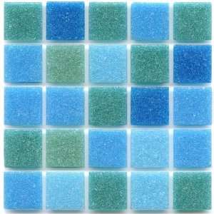  Hakatai Classic Series 3/4 x 3/4 Vitreous Glass Tile Sky Blue 