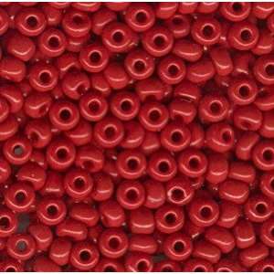    Opaque Red Czech Glass Seed Beads Size 6/0: Arts, Crafts & Sewing