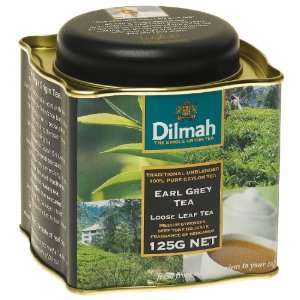 Dilmah Earl Grey Tea, Loose Leaf, 4.4 Oz: Grocery & Gourmet Food