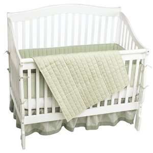 Tadpoles Basics 3 Piece Crib Set   Sage Baby