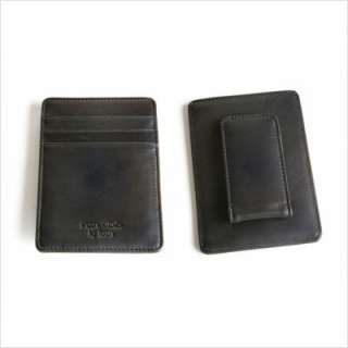 American Nappa Bosca Basics Front Pocket Wallet in Black 78 251 
