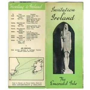   Invitation Ireland Brochure 1939 New York Worlds Fair 