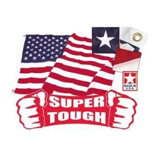  4ft x 6ft Super Tough Brand Polyester US Flag Patio, Lawn 
