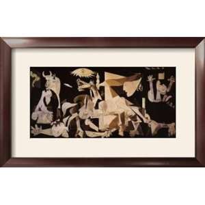  Guernica, 1937, Pre made Frame by Pablo Picasso, 37x24 