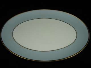 Flintridge China Sylvan Grey Oval Serving Platter  