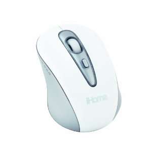  iHome Mid Size Wireless Laser Mouse (White) Electronics