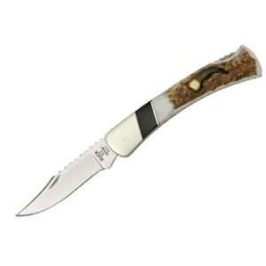 Buck Knives 503EKSLE WBC Bear Claw Prince Lockback Knife with Elk 