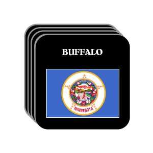  US State Flag   BUFFALO, Minnesota (MN) Set of 4 Mini 