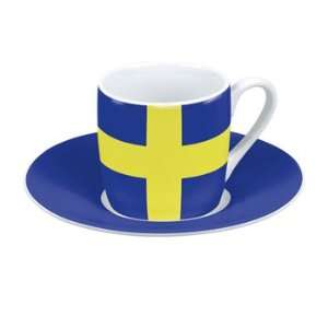  Sweden   Espresso Cup and Saucer: Kitchen & Dining