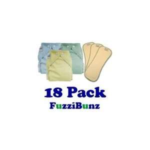   Perfect Size Cloth Diapers with Joey Bunz Inserts 18 Pack: Baby