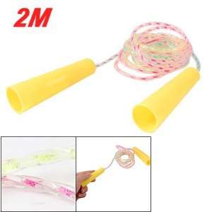  Como Children Fitness Exerciser Yellow Handle Jumping Rope 