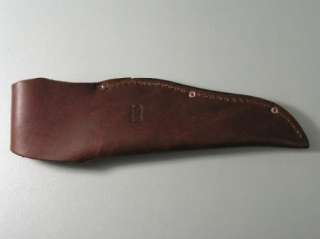 Brown Leather Sheath Colt Emblem Fit up 6 Fixed Blade  