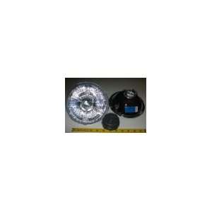 Hella 7 Round E Code H4 Halogen Replacement Headlight Kit with 80/70W 