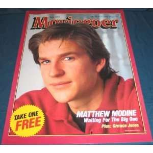 MATTHEW MODINE Huge Poster of Moviegoer Magazine Cover from 1985. 22 