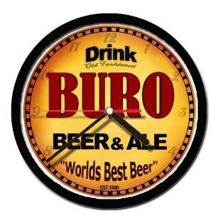  BURO beer and ale cerveza wall clock: Everything Else