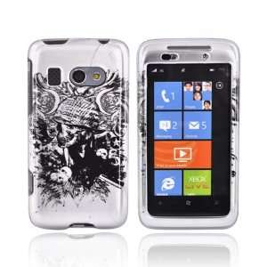    ARMY SKULL SILVER For HTC Surround Hard Case Cover: Electronics